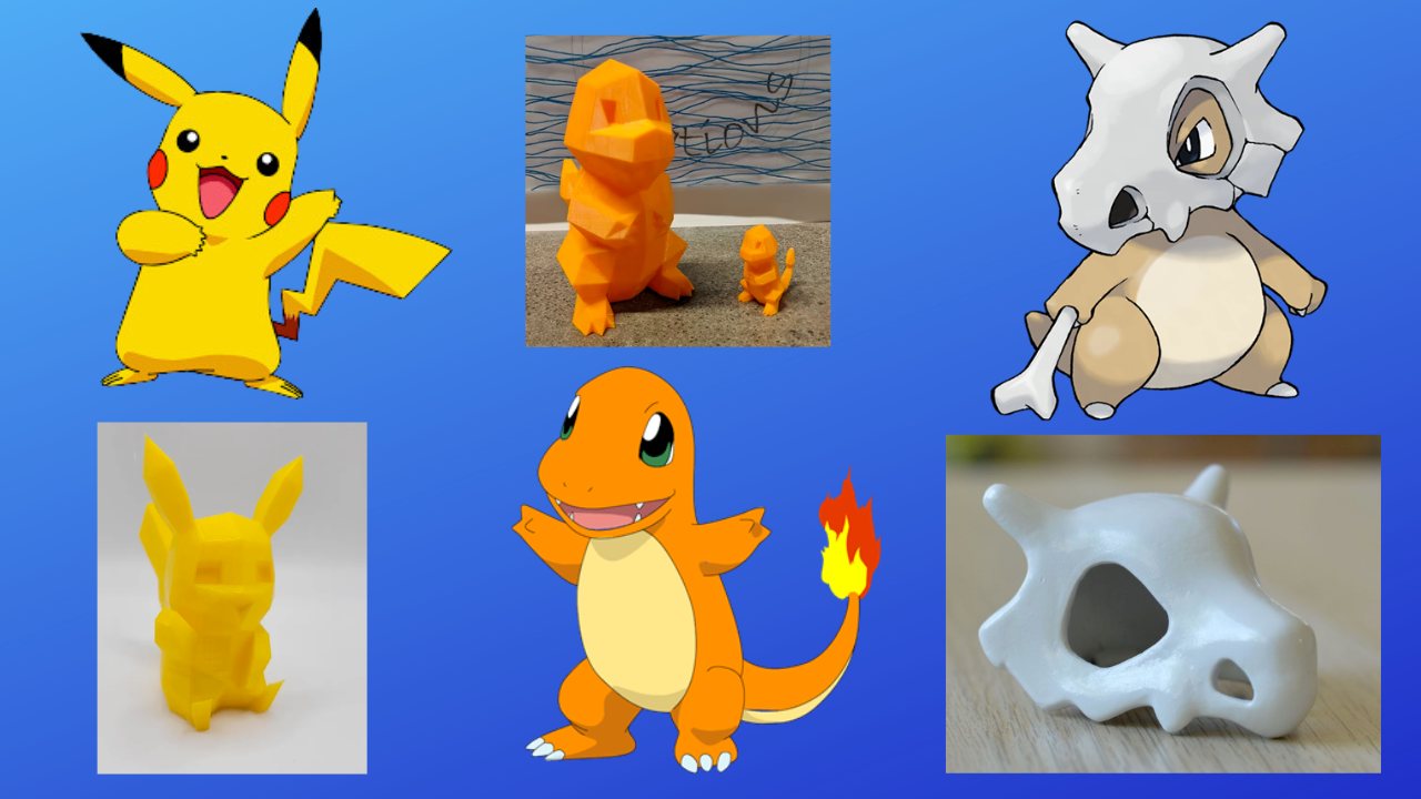 Pokemon Thingiverse 3D Files Study