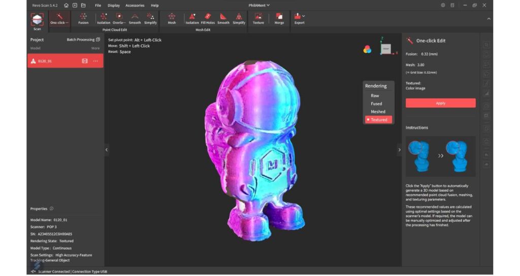 Revopoint_POP_3_Scanner_Test_Cases_MatterHackers-_Statue_03